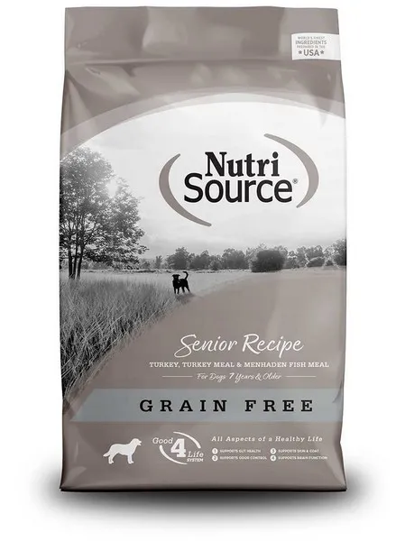 15 Lb Nutrisource Grain Free Senior Dog Food - Dog/Cat Supplements